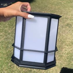 Black Outdoor Lantern Light Fixture (QTY 3)