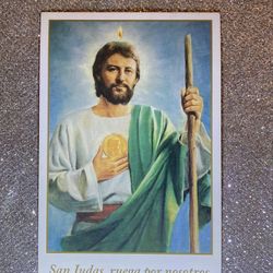 Style #6 Religious Card of San Judas