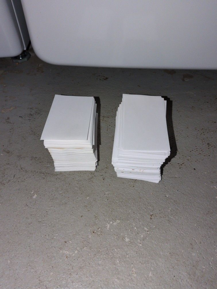 Business Card Sized Paper