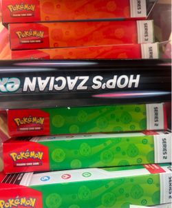 3x First Partner Series 3, and 3 First Partner Series 2, 1 Hops Zacian box.