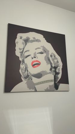 Canvas Painting Marilyn Monroe $25.