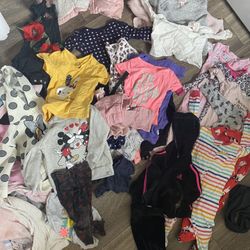 Girl Clothes And Shoes 6-18 Months