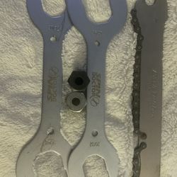 Bike Tools, Park Chain, Whip, Free Wheel Tools Head Wrenches