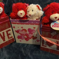 New Fuzzy Friends Valentine's Day Mini Teddy Bear