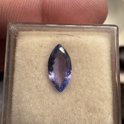 Tanzanite cut stone