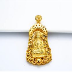 14 Karat Plated Gold Pendant