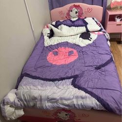 Twin Pink Bed
