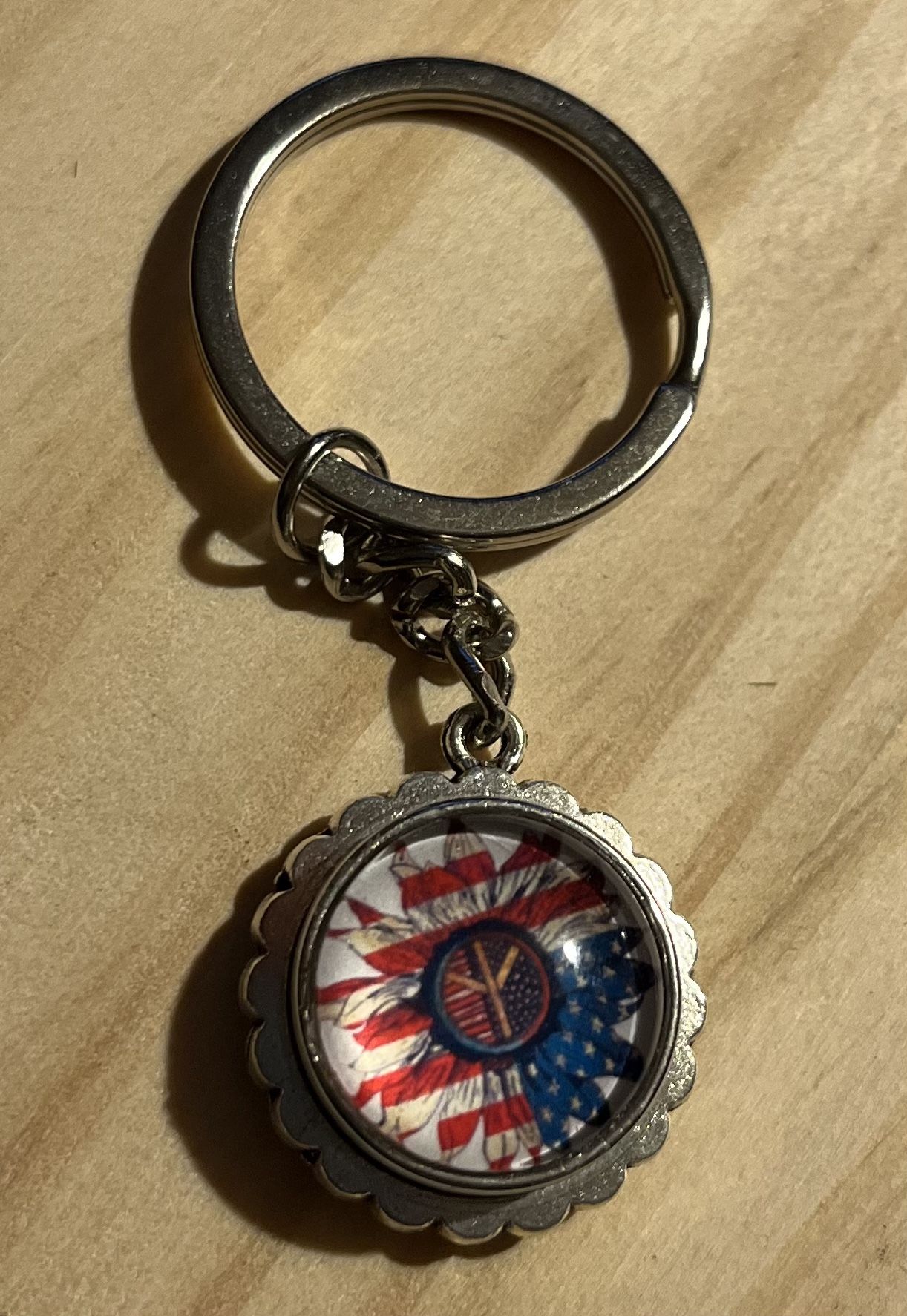 Usa Theme Keychain
