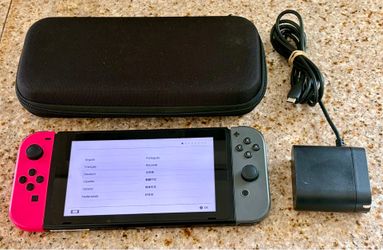 Nintendo Switch 32GB Console w/Joy-Cons, Charger, & Case!