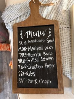 Hobby lobby menu board decor