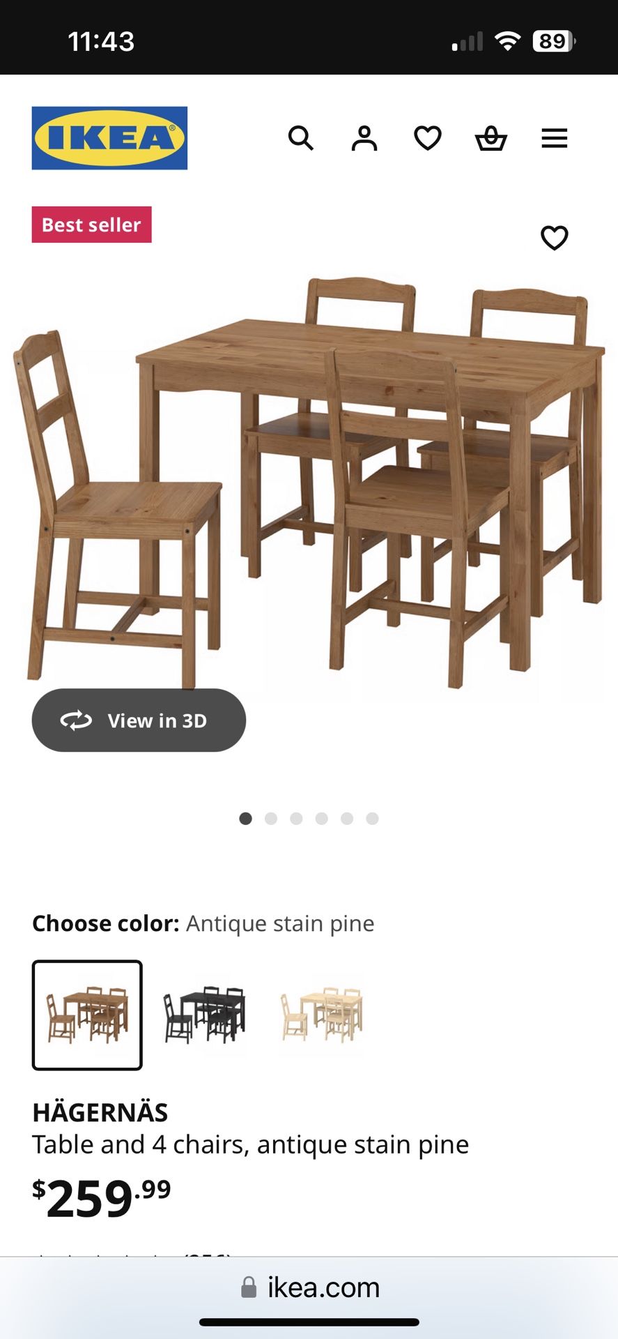 IKEA Dining Table Set 