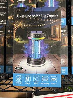 SOLAR LED MOSQUITOS ZAPPER FOR $8