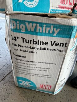Big whirly turbine vent