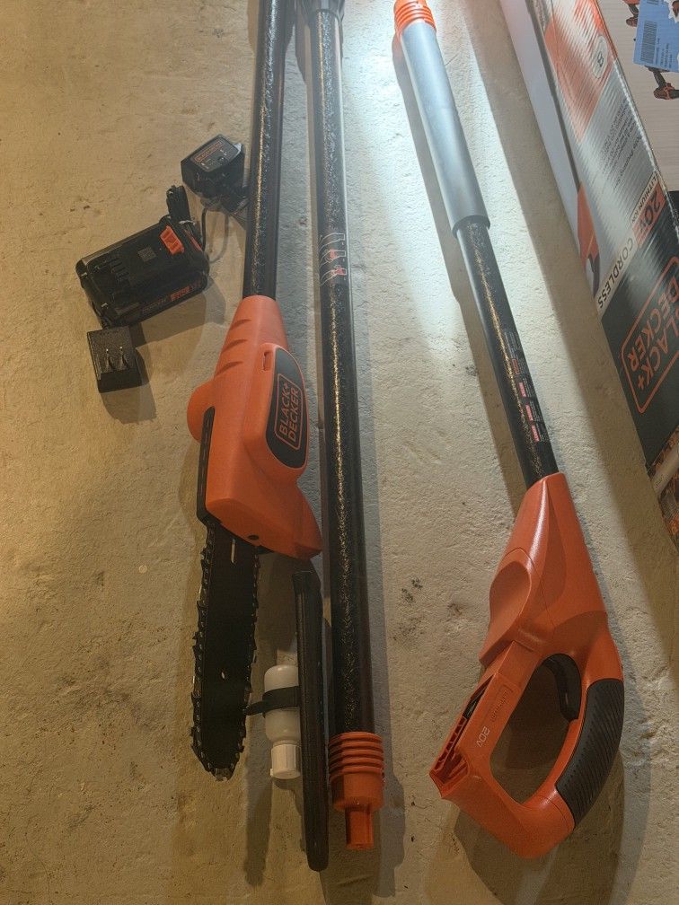 Black And Decker Cordless Pole Saw