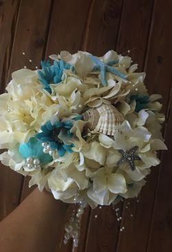 Beautiful seashell wedding boutique
