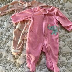 Infant Girl Cozy Sleepers 