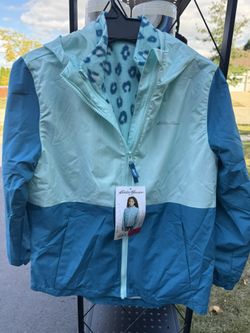 Girls Eddie Bauer Lightweight Jacket 3 In 1 
