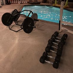 Dumbbells And AXE bars 