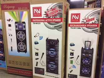 Bluetooth party speakers retail and wholeslae.