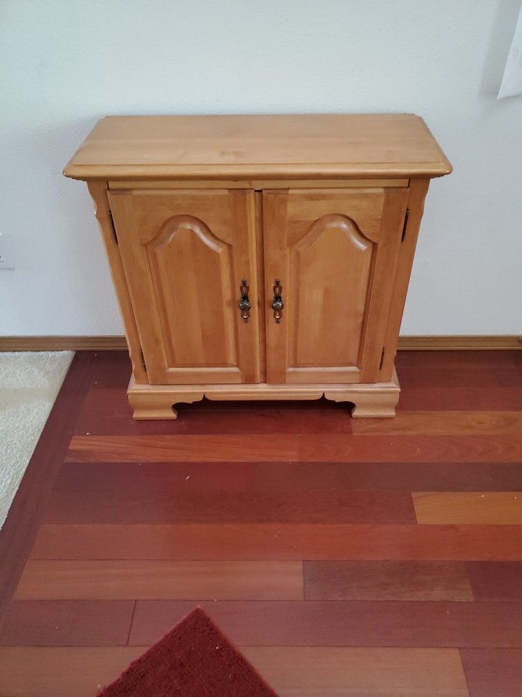 Maple Cabinet, 31x30 Hx12 1/2D.   $100.