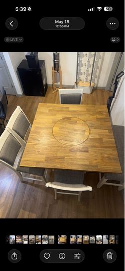 Counter-Height Dining Table Set – Table, 4 Chairs + Bench