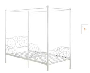 Full Size canopy Bed Great Shape