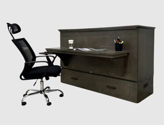 Studio Cabinet Bed & Desk – 2-in-1 Space-Saving Solution