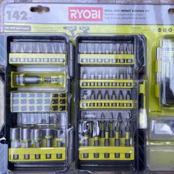 RYOBI Drill and Impact Rated Drive Kit (142-Piece)