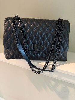 New Aldo quilted black  chain strap bag