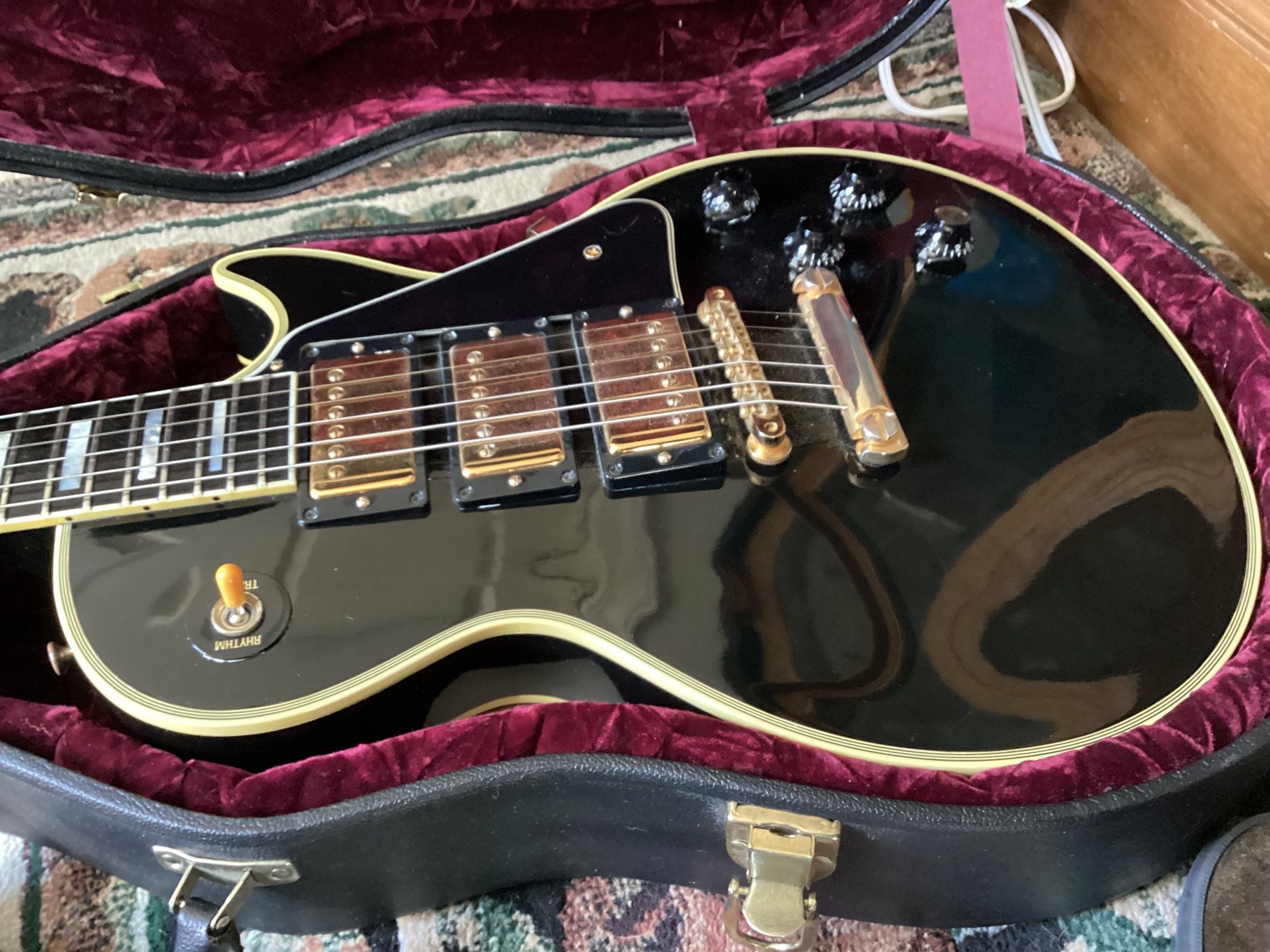 Gibson Custom Les Paul Custom 57 Reissue Black Beauty Mint Condition 