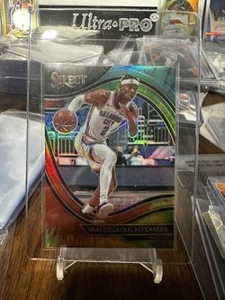 Shai Gilgeous Alexander Courtside Tie Dye /25 Basketball Card