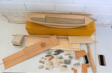 Model Shipways 1851 Flying Fish Clipper Ship 1:96 Wood Hull Model Kit Boat #1018