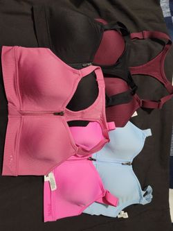 PINK Ribbed Sports Bras - bundle of 5