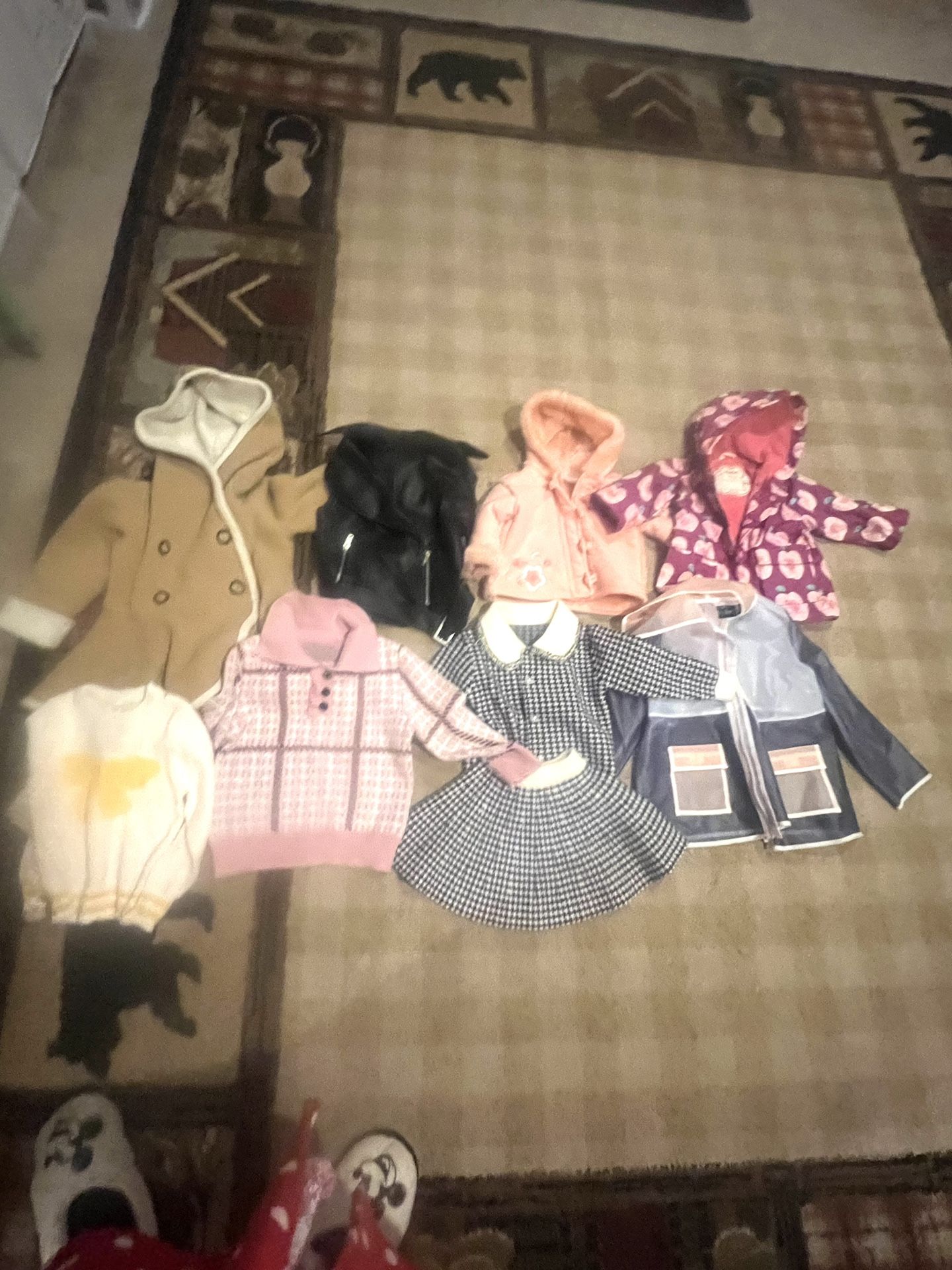 Piles Of Cloths For A Toddler