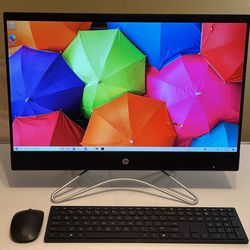 🔥 HP ALL-IN-ONE 24” Touchscreen Desktop With Wireless Keyboard And Mouse