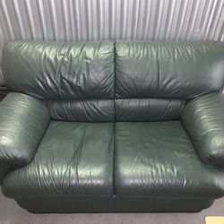 Dark Green Couch 