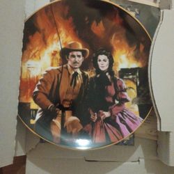 Vintage Gone With The Wind Collector Plate