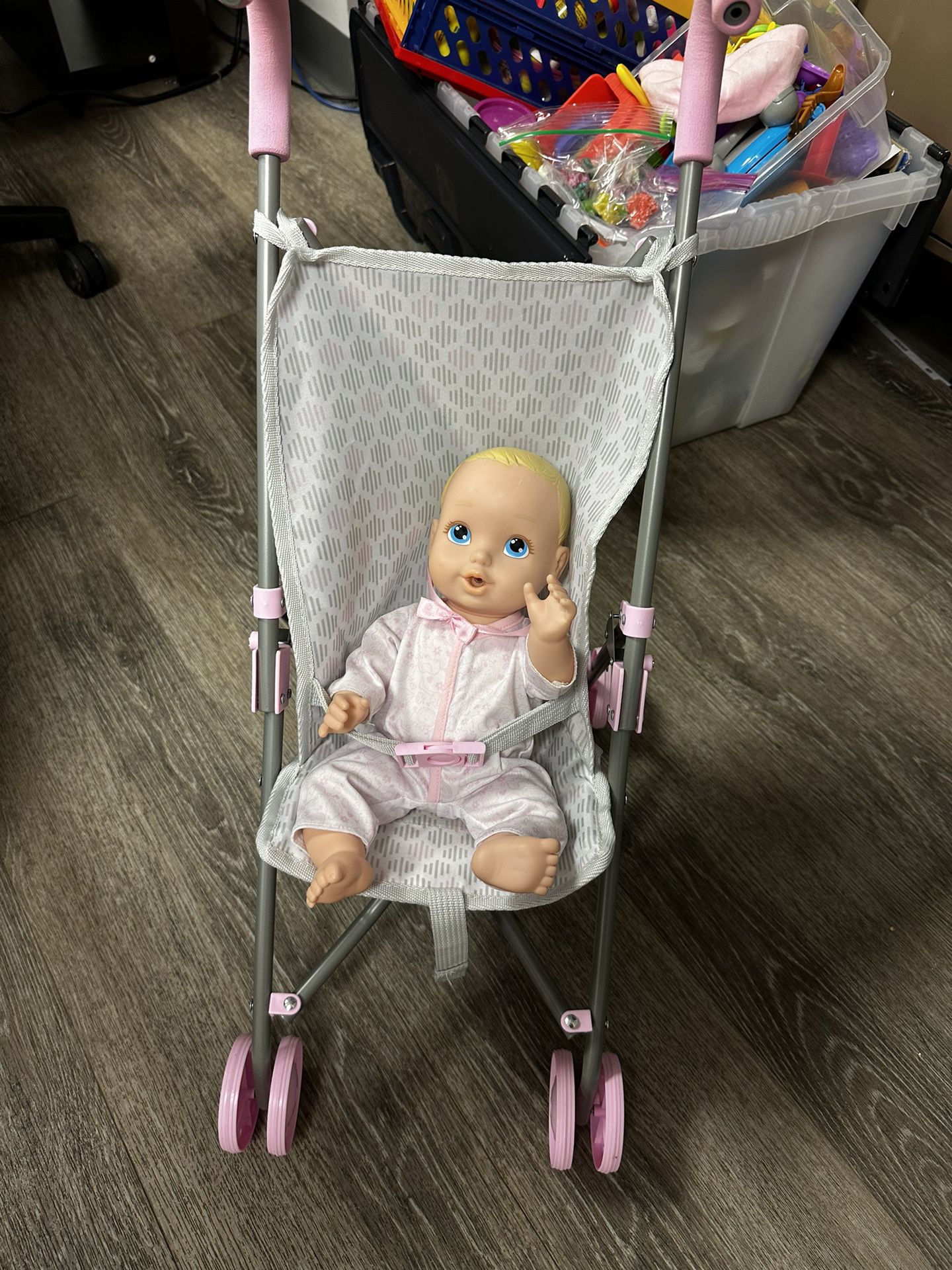 Baby Doll and Stroller