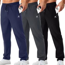 Mens Joggers with Zipper Pockets