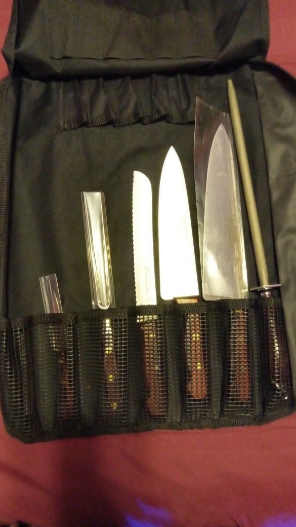 DEXTER RUSSELL CONNOISSEUR KNIFE SET W/ CASE