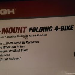Hyper Tough Folding 4-Bike Carrier