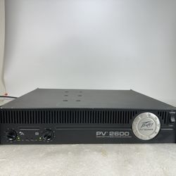 Peavey PV-2600 Stereo Professional Power Amplifier ~ 550 WPC at 8 ohms ~ WORKS