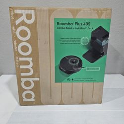 plus 405 roomba  combo robot with self empty auto wash vacuum mop new
