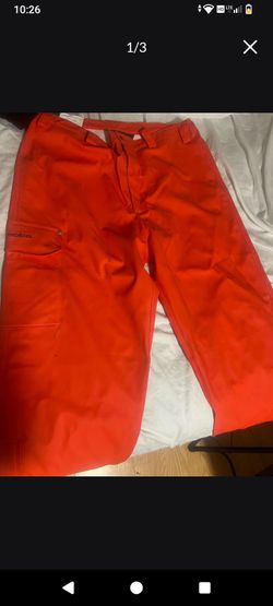 Grundéns Orange Fishing Work Pants