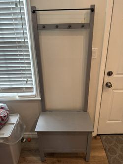 IKEA Coat Rack With Storage