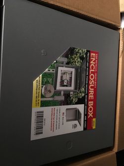 12x 12 plastic enclosure $25