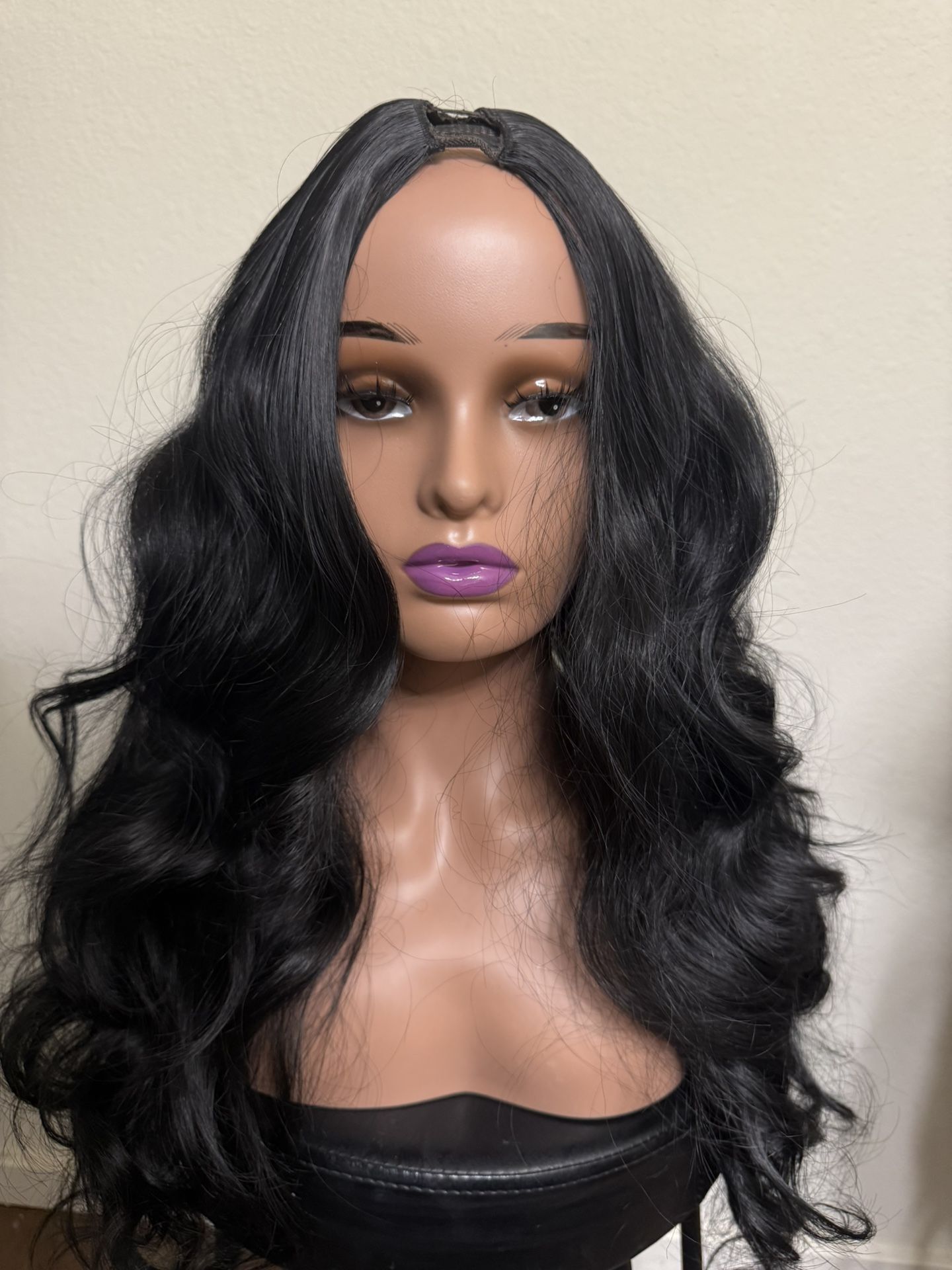 V Part Synthetic Wig