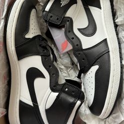 New Men’s Size 9.5 Jordan 1 High 85 Black/white 
