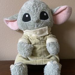 ⭐️ Like-New Disney Star Wars Grogu Baby Yoda Emotional Support Weighted Plush Stuffed Animal Toy