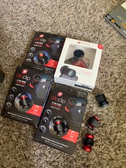 iPhone 5 OlloClips tele fish eye cell phone camera